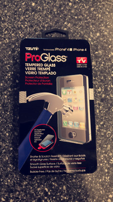 6pack Glass-Film-Screen-Protector-Premium-Real-Tempered-for Apple iphone 4/4s 