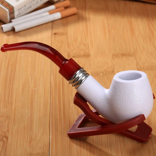 Durable Meerschaum Enchase Smoking Tobacco Cigarettes Cigar Pipe Tool Men Gift