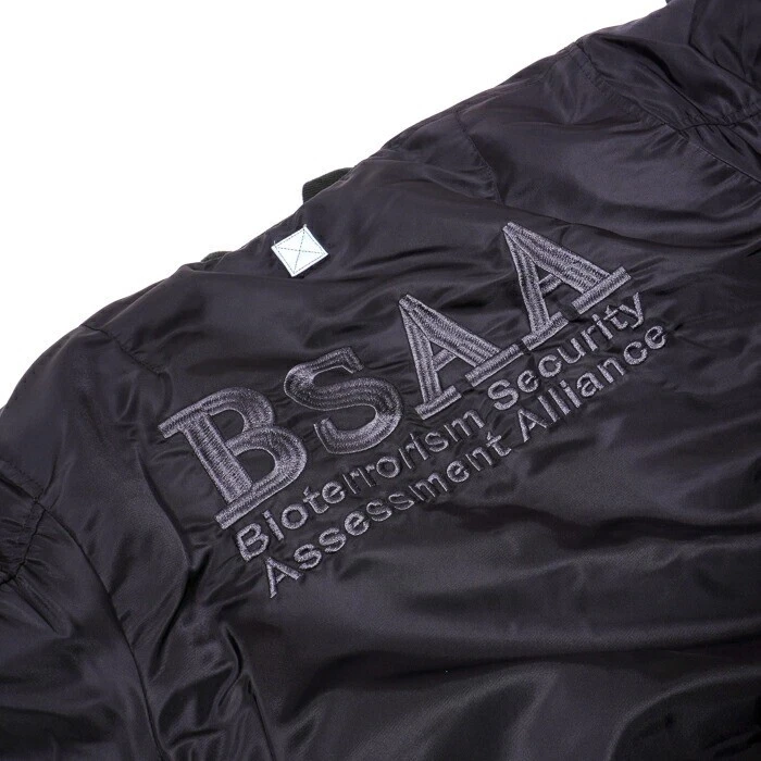 CAPCOM Original Resident Evil BIOHAZARD MA-1 BSAA Flight jacket  SIZE M image 6