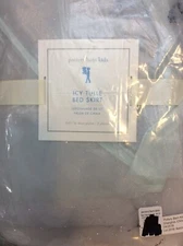 Pottery Barn Kids Icy Tulle Twin Bed Skirt NWT Blue Frozen