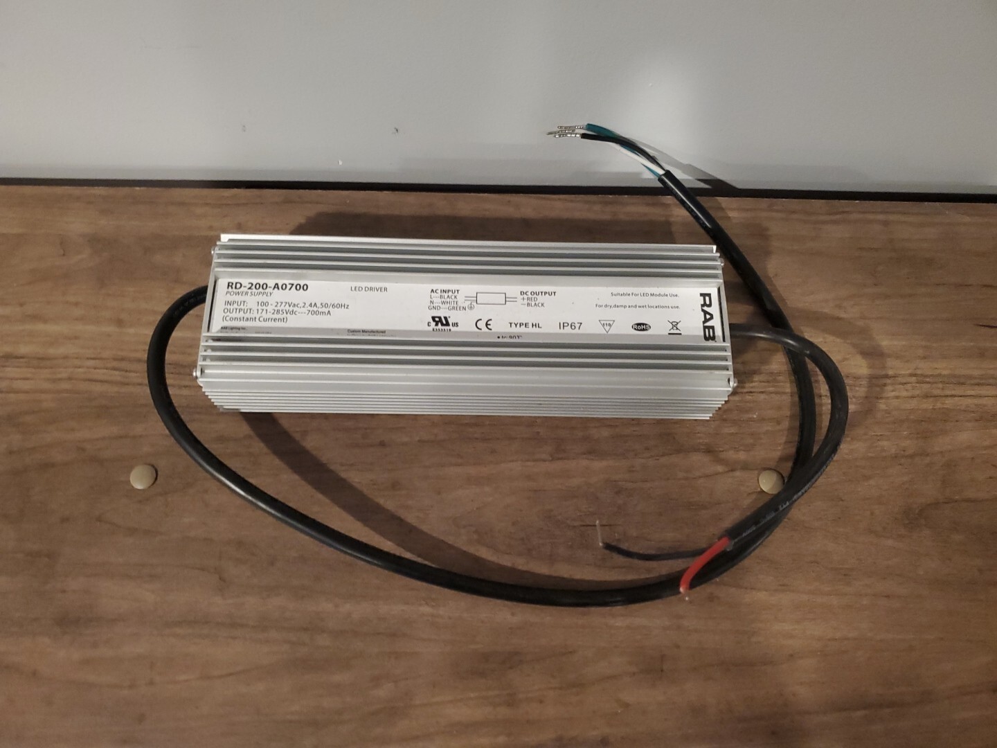 RAB LIGHTING RD-200-A0700 / RD200A0700 (TOTALMENTE NUEVO)