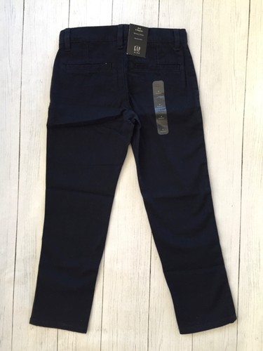 Gap Kids Skinny Chino Stretch Navy Khaki Size 6 Regular or 14 R NWT - Picture 10 of 14