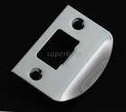 <!--F#f_0-->Polished Chrome D Type Door Lock Latch Striker Strike Pad Locking Catch<!--F/-->