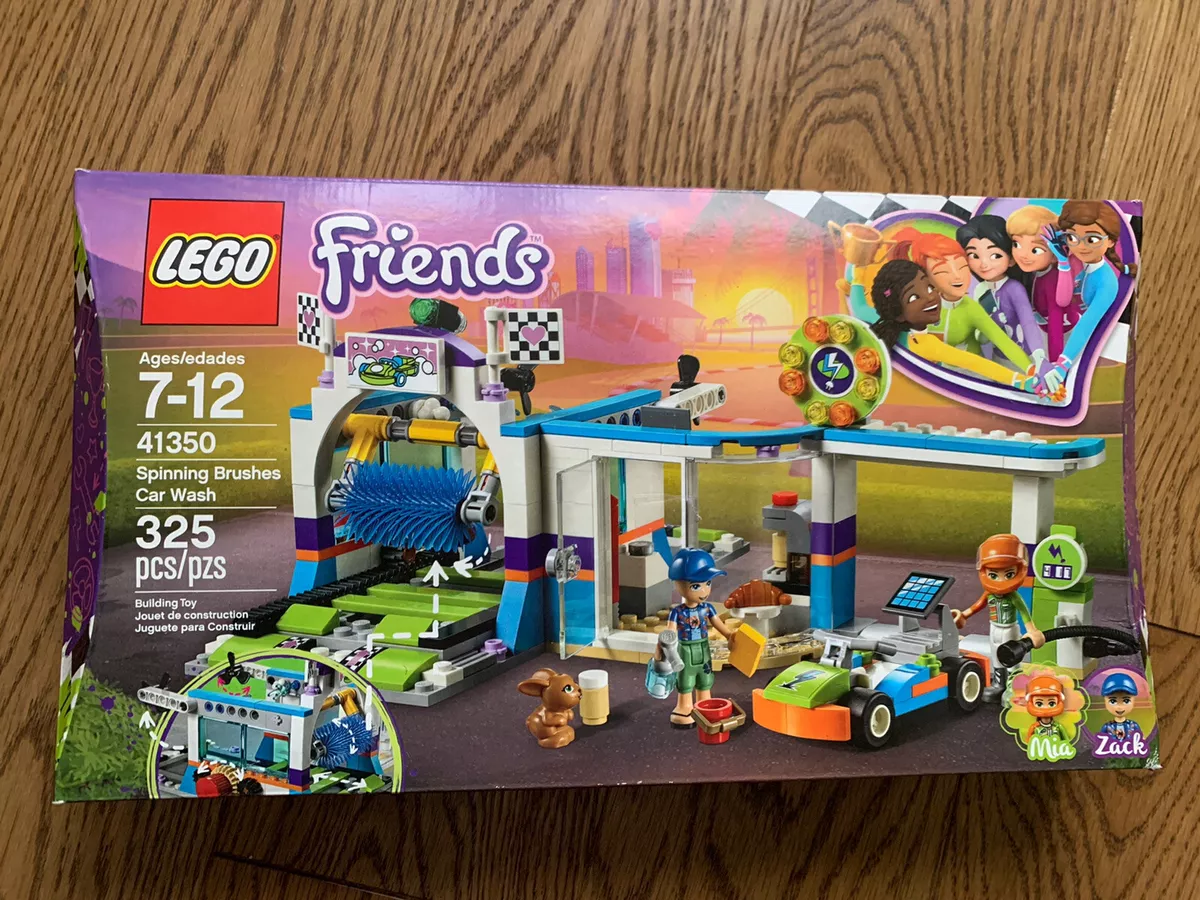 LEGO Friends BRUSHES WASH Racing Mia Zack SEALED Retired New |