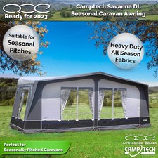 2023 Camptech Savanna Dl Fibretech Awning Free Storm Straps