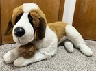 New ListingLarge Vintage Circus Circus Life Size Saint Bernard 36" Floppy Plush Toy Dog