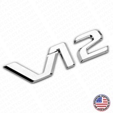 V12 Amg Side Quarter Fender Marker Nameplate Emblem Badge Oem Chrome Sport V12 Amg Side Quarter Fender Marker Nameplate Emblem Badge Oem Chrome Sport