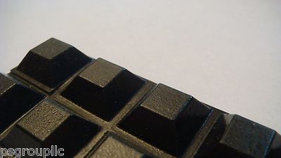 50 SELF ADHESIVE RUBBER FEET SQUARE BLACK SMALL BUMPERS 0.5''  x 0.23'' + SAMPLES