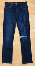 Boys Lucky Brand Authentic Skinny Sz 18 Jeans Dark Wash Adjustable Waist 29 x 29