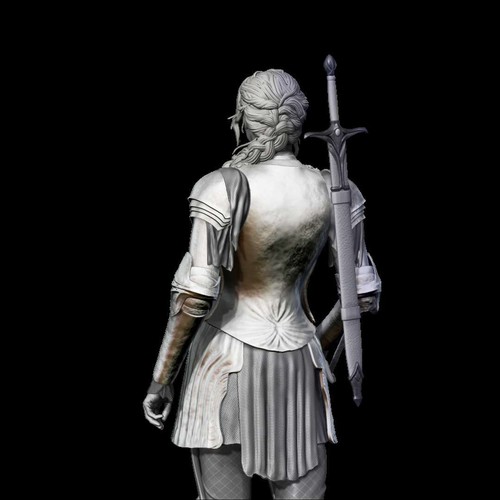 Lady Galadriel/Lord of the Rings/Power of the Ring/3D Printed/Unpainted/GK - Bild 5 von 5