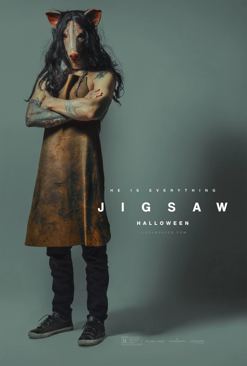 JIGSAW SAW 8 POSTER HORROR THRILLER JOHN KRAMER TOBIN BELL LAURA  VANDERVOORT | eBay