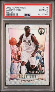 2012 Panini Prizm #133 Jason Terry Silver Prizms PSA 10 Gem Mint