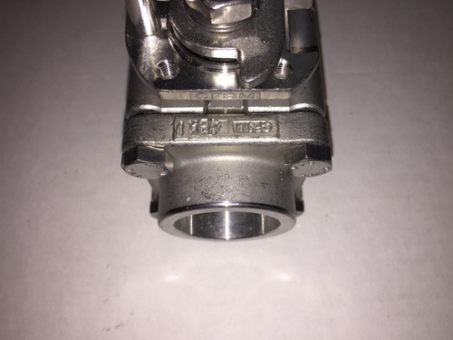 Mueller CF8M Nace 1" 2000 WOG Fig # 2366FW L495H 6495H SS Ball Valve - Picture 3 of 4