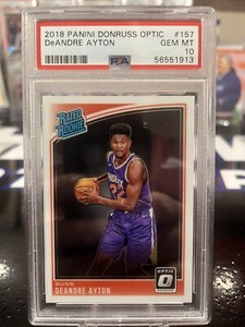 2018 Panini Donruss Optic DeAndre Ayton Rated Rookie PSA 10 #157