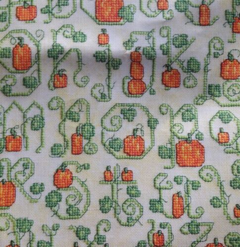 Pumpkin Alphabet Sampler  (CS409-12) cross stitch pattern - 第 1/2 張圖片
