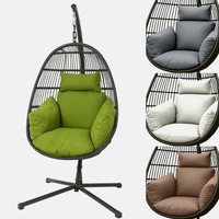 Egg Chair Cushion, Waterproof Hanging Swing Chair Cushion for Indoor & Outdoor