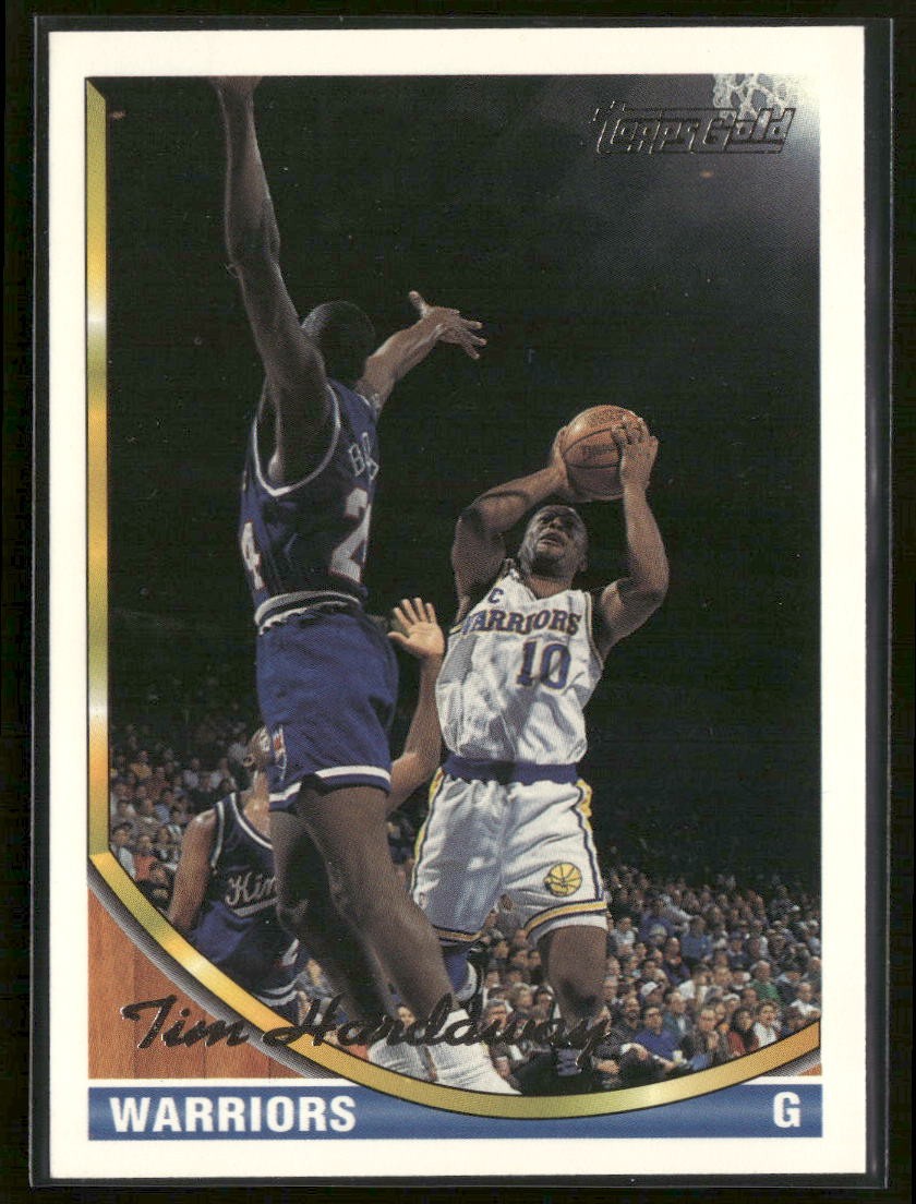 1993-94 Topps #320 Tim Hardaway Gold Golden State Warriors