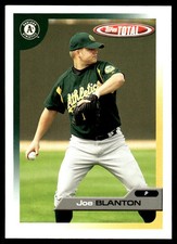 Joe Blanton 2005 Topps Total #376 Athletics MLB READ FREE SHIPPING AutographDen