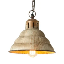 Irvins Country Tinware Vintage Verdegris Pendant