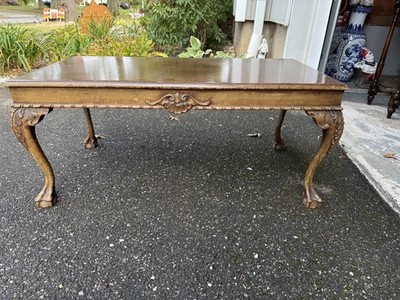 Chippendale Revival Coffee Table   Circa 1930
