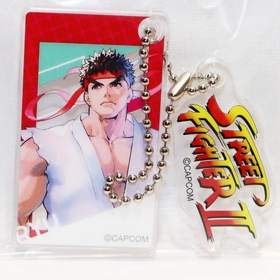 CAPCOM Store Official Holo Acrylic Keychan Ryu Street Fighter SF 2026 New Figure