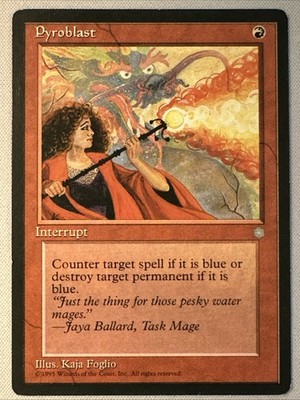 MTG / Pyroblast  / ICE / #213 / Regular / Common / NM