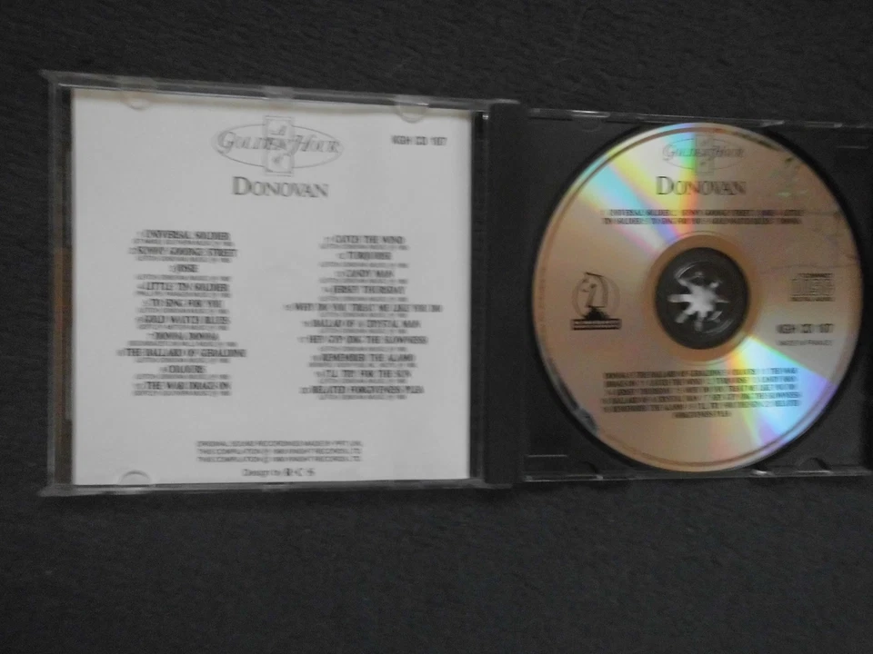 CD Donovan - A Golden Hour Of, Knight Records 1990 sehr guter Zustand !! - Bild 2 von 3