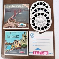 View Master San Francisco California Souvenir Sawyer's 3 Reel Set A172 Complete
