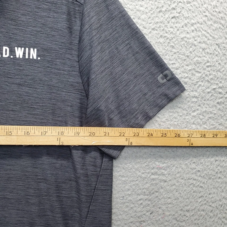 Camisa Polo OGIO Para Hombres Grande Gris Tinte Espacial Golf Rendimiento Manga Corta Popover Foto 4 de 4