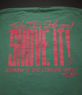 Vintage Johnny And The Leisure Suits Shirt Mens One Size Brandmeier Loop Chicago