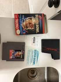 Tecmo Super Bowl NES CIB Complete in Box  Nintendo NFL 