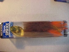 NEW MUSKIE BAIT Blue Fox 10 Super Bou ORANGE BROWN Musky Pike LURE SPINNER