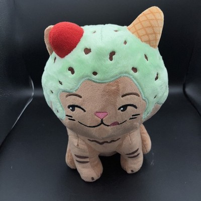 Moriah Elizabeth ME Plush Eustace Kitty Cat Ice Cream Stuffy Mint Chocolate Chip