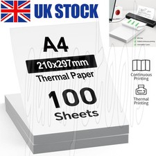 100-500 A4 Thermal Printer Paper Continuous Printing Folding Thermal Paper M08F