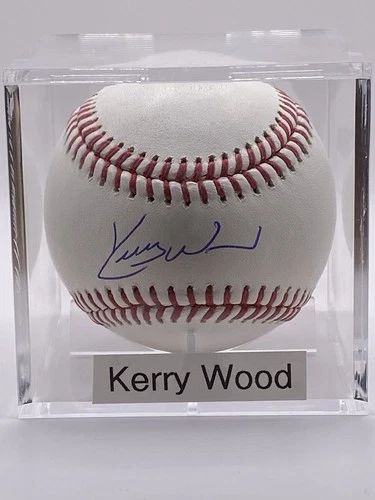 Kerry Wood Autographed Rawlings Official MLB Baseball Schwartz Sports COA