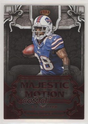 2012 Panini Crown Royale Majestic Motion Red 100/100 CJ Spiller #8 1t6