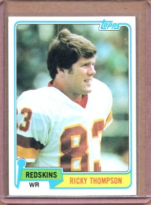 1981 TOPPS RICKY THOMPSON    #254  (NM-NM/MT )