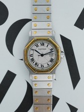Cartier Santos Octagon Ref.2966 Steel/ Gold 31 Mm Automatic Moviment Spider Dial