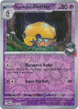 TEAM ROCKET'S DOTTLER 088/182 DESTINED RIVALS POKEMON (REVERSE HOLO, NM)