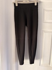 Next Black Ponte Leggings - Size 8 Regular
