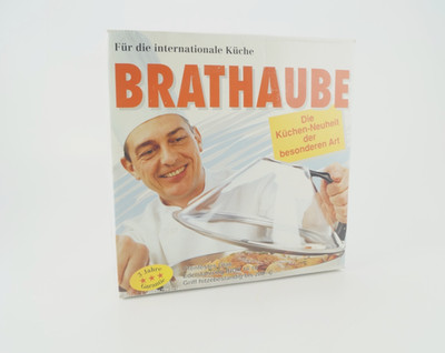 Brathaube Spritzschutz aus Glas für Pfannen Töpfe 24-28 cm Deckel