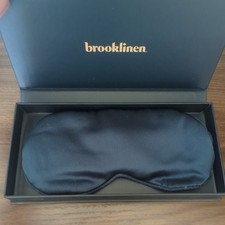 Brooklinen Mulberry Silk Sleep Mask In Abyss