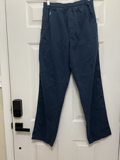 Crazy Shirts Men Small Coconut Dyed Twill Pants Navy Stretch Waist  READ 