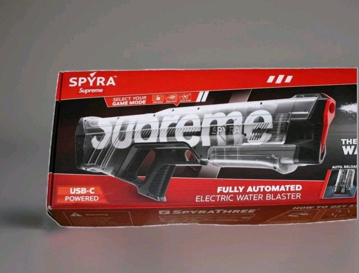 SUPREME x SPYRA FULLY AUTOMATIC WATER BLASTER NEW | eBay