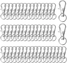 Swivel Snap Hooks Premium Metal Lobster Claw Trigger Clasps for Lanyard Keychain