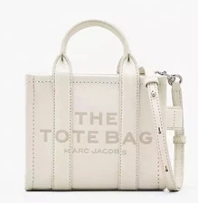 MARC JACOBS The Leather Crossbody Tote Bag – Cotton