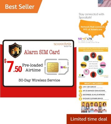 Budget-Friendly Alarm SIM Card for Home Security - Easy Activation & Monitoring