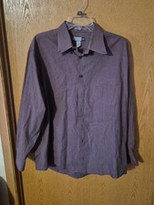 Savlie Row Button Up Casual Wear Men's X-LARGE (17 34/35)