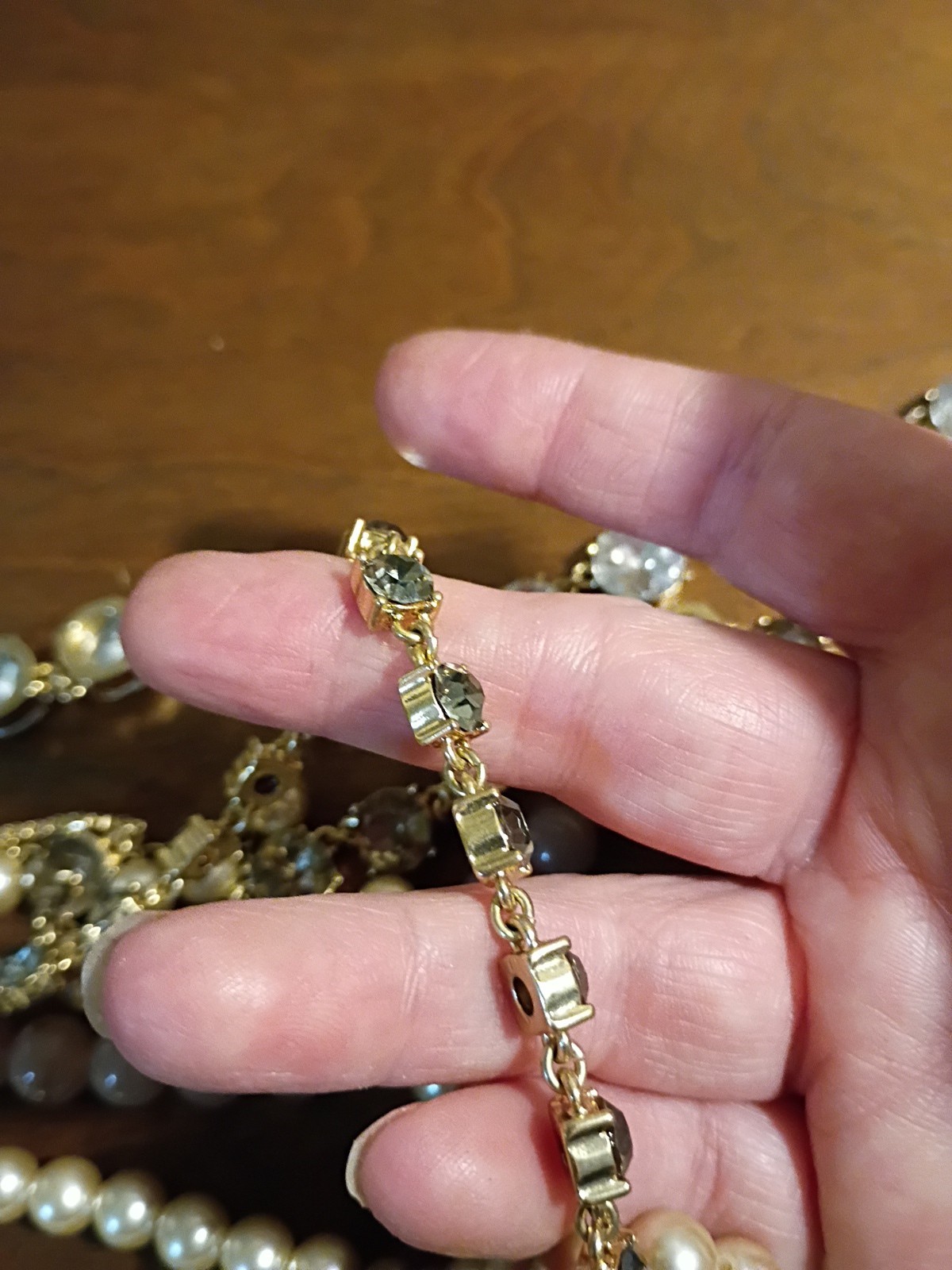 Ann Taylor Multi Layered Statement With Rhineston… - image 13