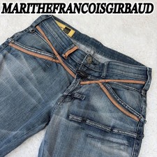 MARITHE FRANC OIS GIRBAUD Y2K Denim Pants LL Indigo Blue Vintage